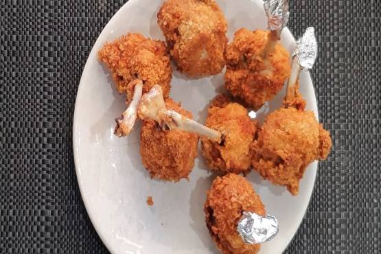 Crispy Chicken Lollipop. 
