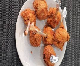 Crispy Chicken Lollipop. 